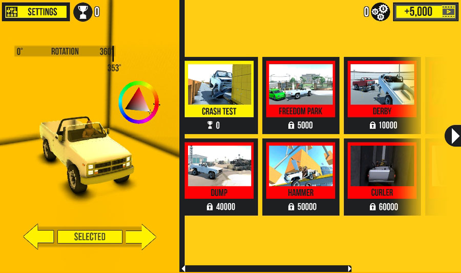 车祸物理模拟器 Car crash physics simulator