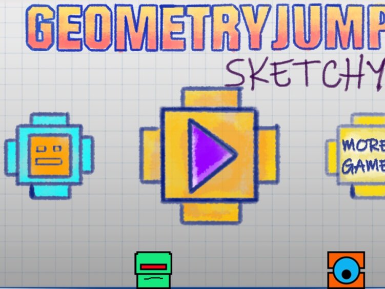 几何冲刺跳跃草图 Geometry Jump Sketchy